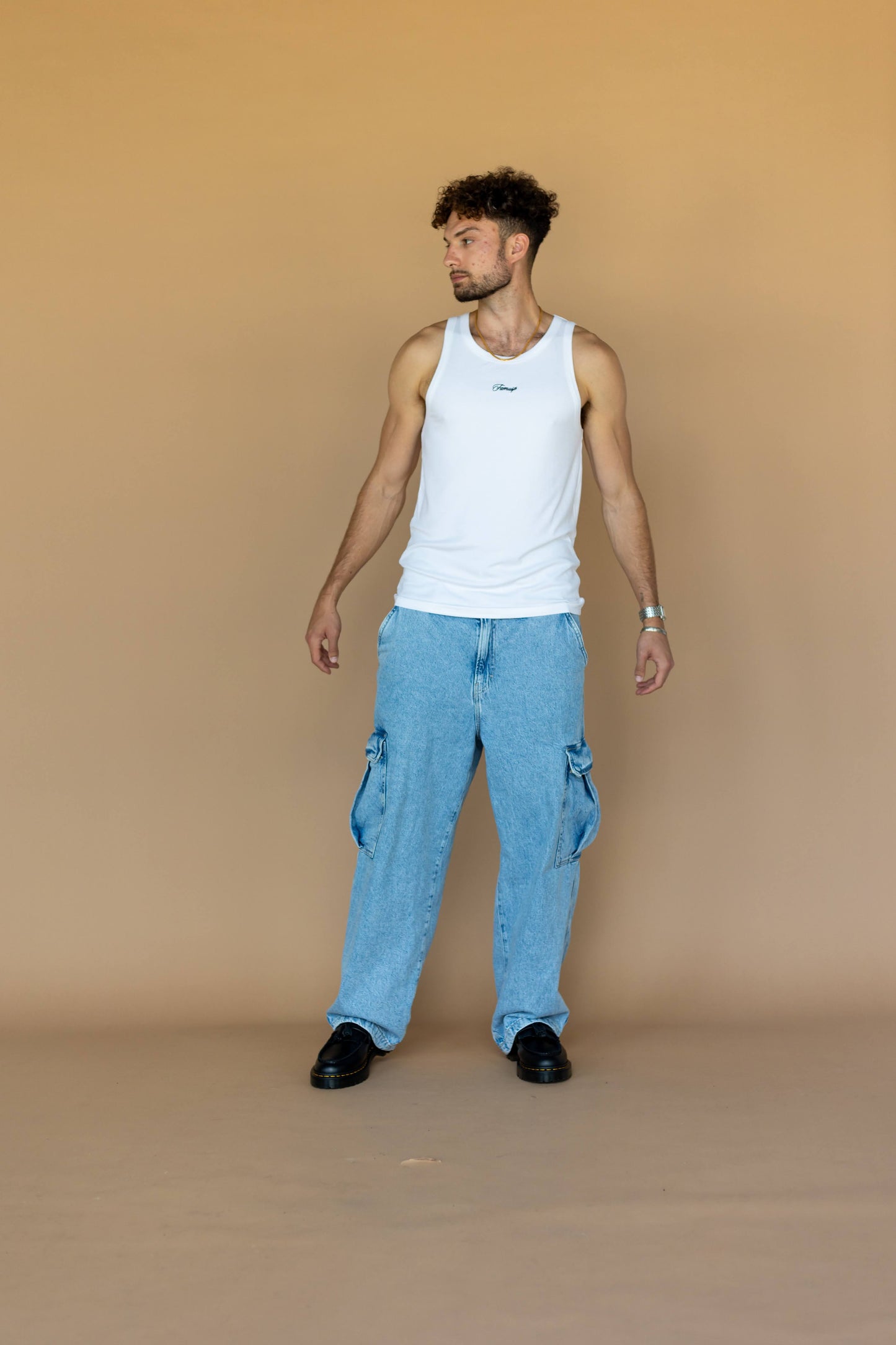 Men's Embroidered Logo Tank Top