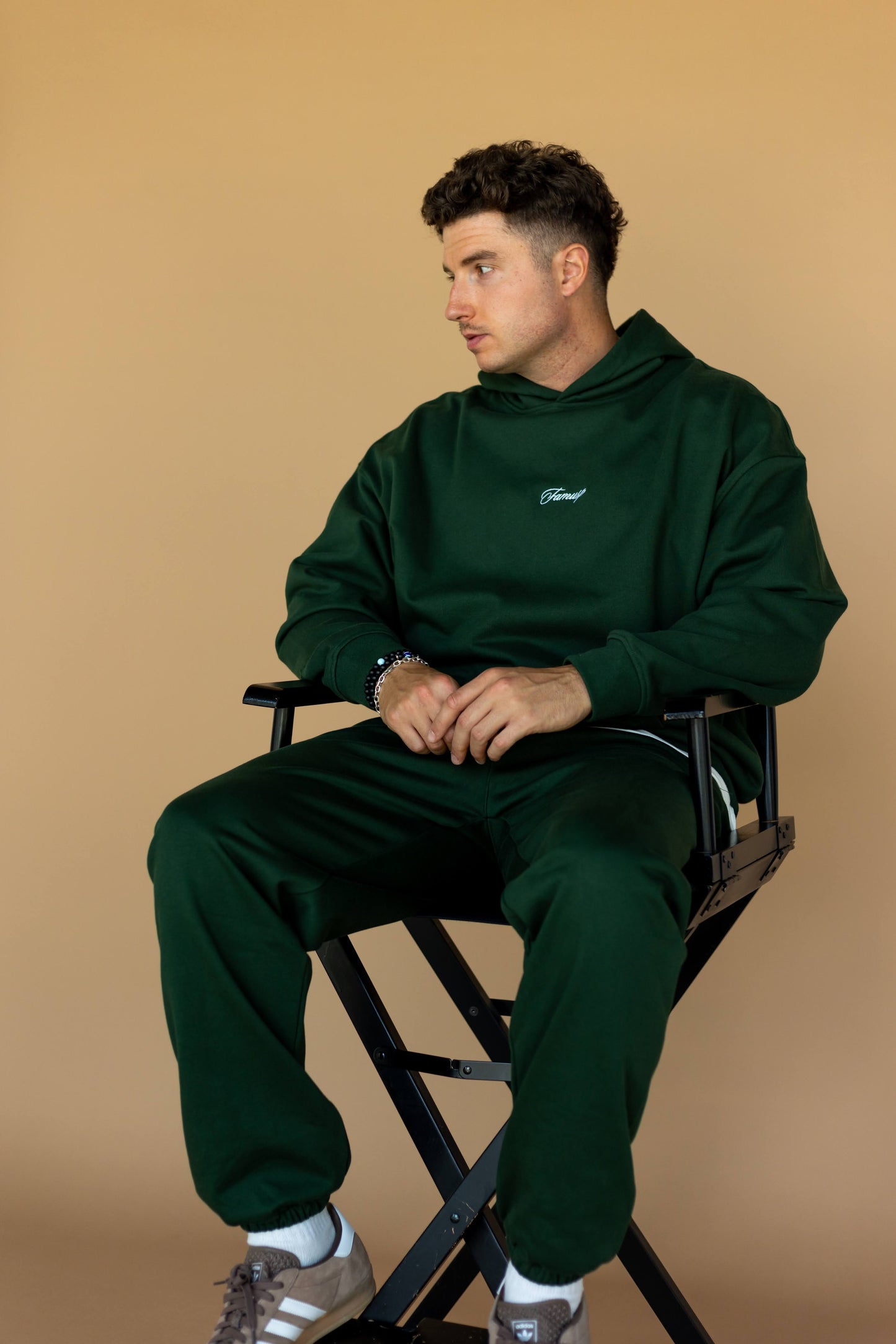 Green Script Logo Sweatshirt