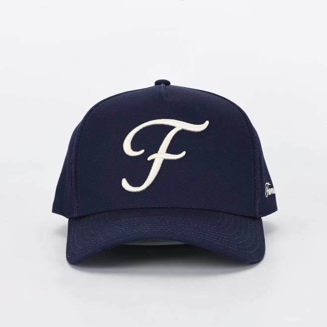 Navy Script Logo Hat