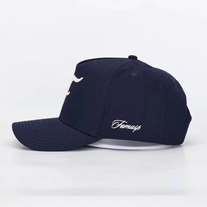 Navy Script Logo Hat