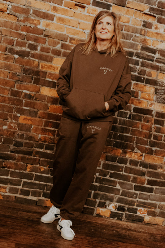 Brown Foundations Base Logo Sweatshirt