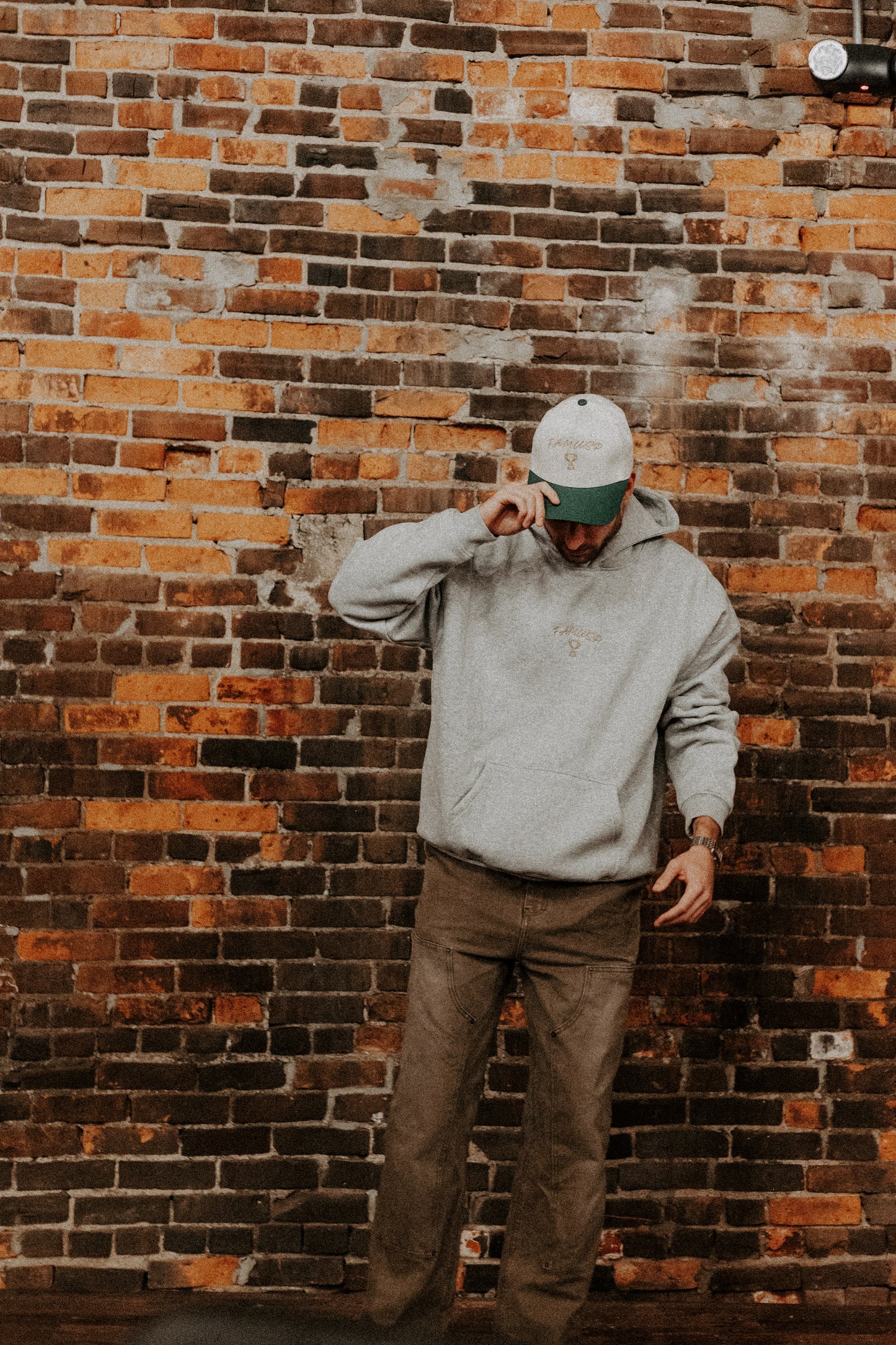 Cream/Gold Foundations Base Logo Hat