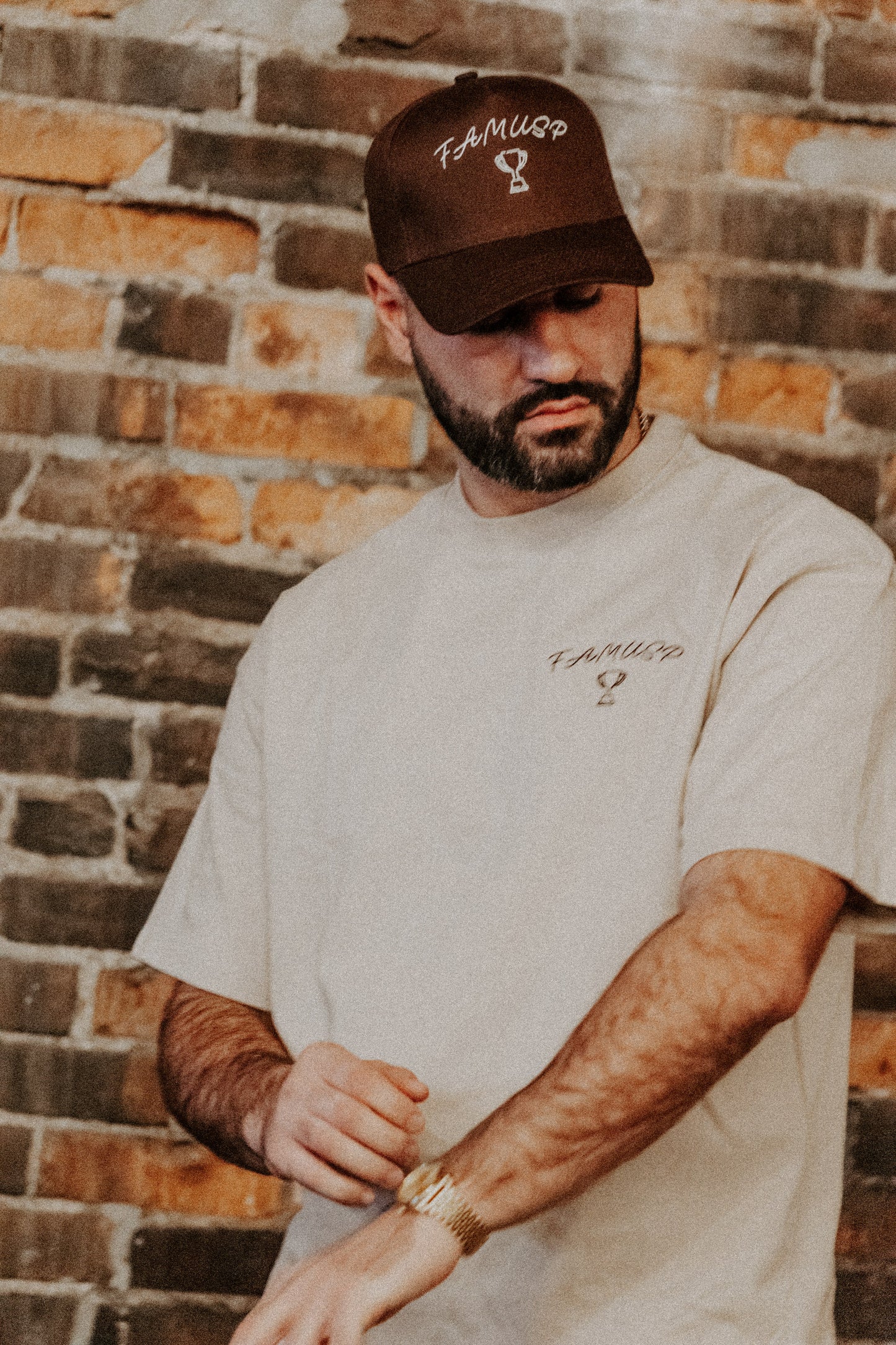 Brown Foundations Base Logo Hat