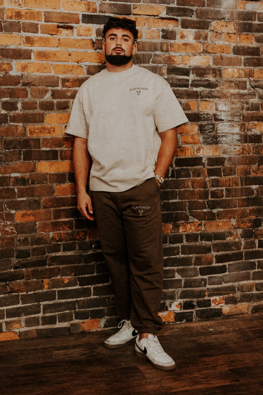 Brown Foundations Base Logo Sweatpants