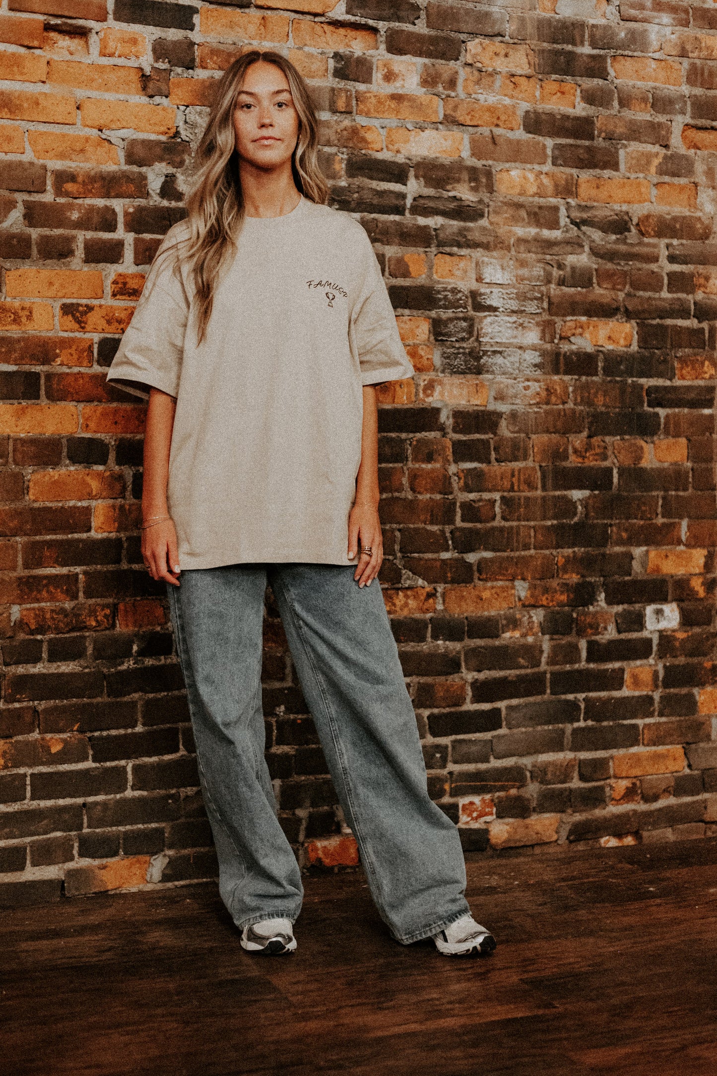 Tan Foundations Base Logo T-Shirt