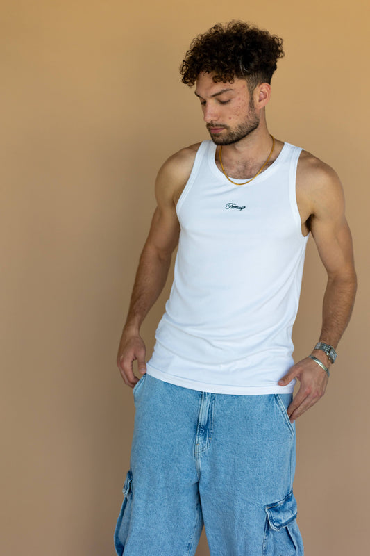 Men's Embroidered Logo Tank Top